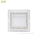 SOK 86x86mm Size Blank Plate White electric accessories